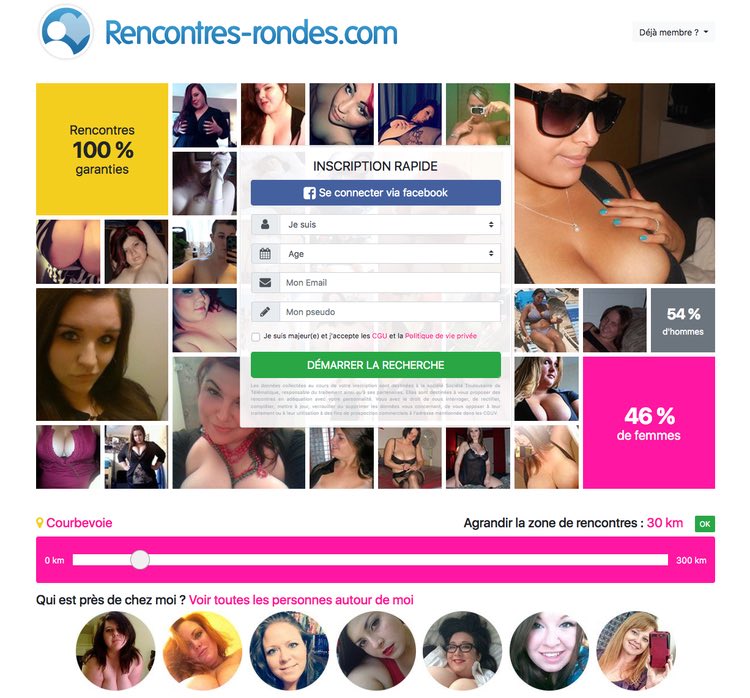 Site de rencontre de femme ronde