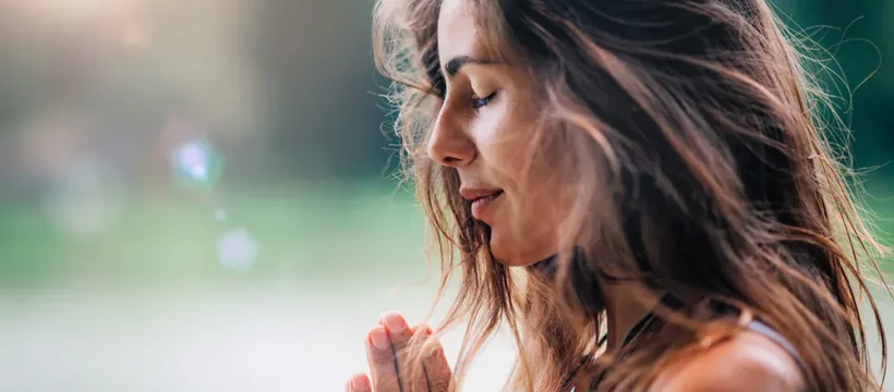 fille en paix interieure