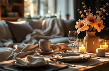 Soirée romantique à la maison